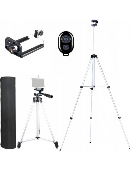 
Sulankstomas trikojis telefonui, 1/ 4 colio sriegis, BT nuotolinio valdymo pultas, 35–103 cm
