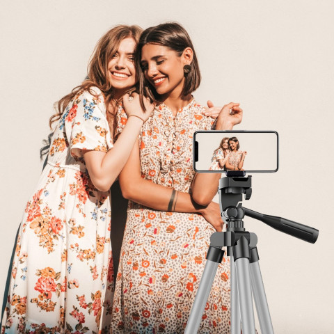 
Sulankstomas trikojis telefonui, 1/ 4 colio sriegis, BT nuotolinio valdymo pultas, 35–103 cm
