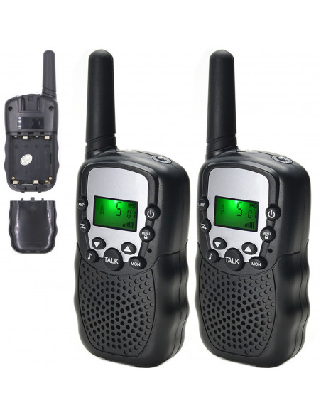 
Racija 8 PMR su žibintuvėliu iki 3 km - 2 vnt. rinkinys
