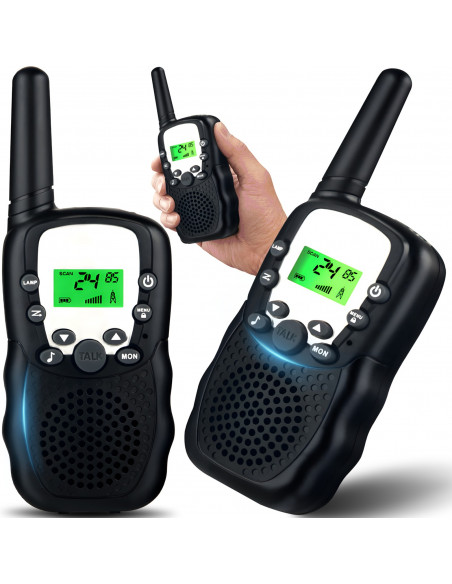 
Racija 8 PMR su žibintuvėliu iki 3 km - 2 vnt. rinkinys
