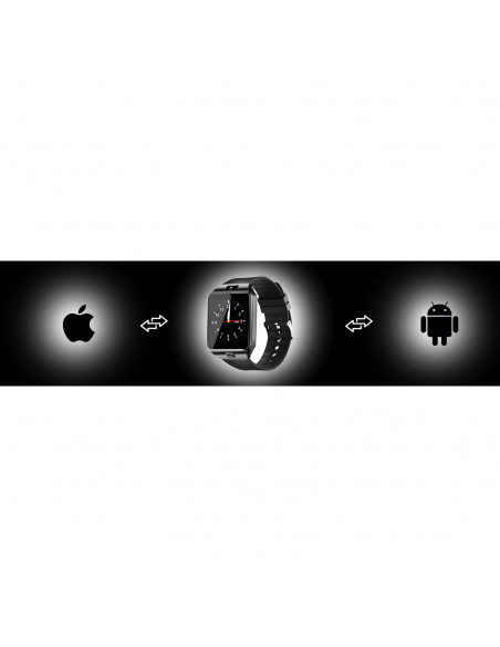 
Išmanusis laikrodis su SIM kortele, „Bluetooth“ ryšiu ir „microSD“ kamera
