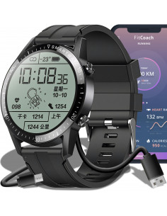 
Išmanusis vyriškas daugiafunkcis laikrodis SPORT HEALTH 46 mm
