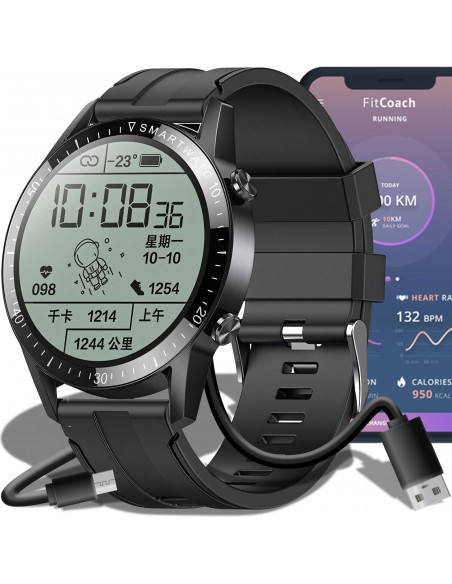 
Išmanusis vyriškas daugiafunkcis laikrodis SPORT HEALTH 46 mm
