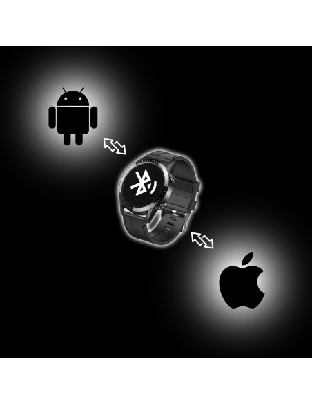 
Išmanusis vyriškas daugiafunkcis laikrodis SPORT HEALTH 46 mm
