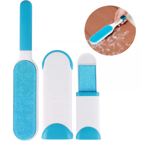 
Šepetėlis šunų ir kačių plaukams šalinti nuo drabužių, apmušalų ir kilimų - 2 vnt.
