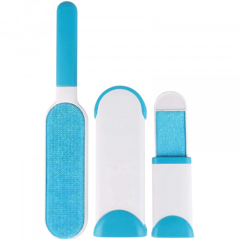 
Šepetėlis šunų ir kačių plaukams šalinti nuo drabužių, apmušalų ir kilimų - 2 vnt.
