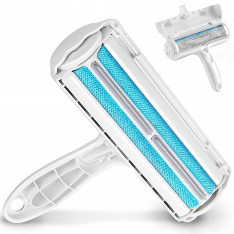 
Cilinderinis šepetys šunų ir kačių plaukams šalinti nuo drabužių, apmušalų ir kilimų
