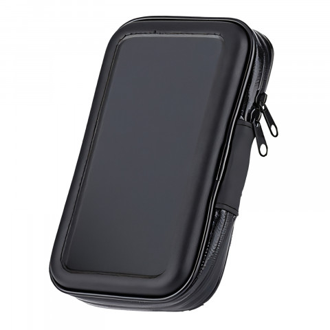 
Vandeniui atsparus dviračio laikiklis su telefono krepšiu ir vairo rankena
