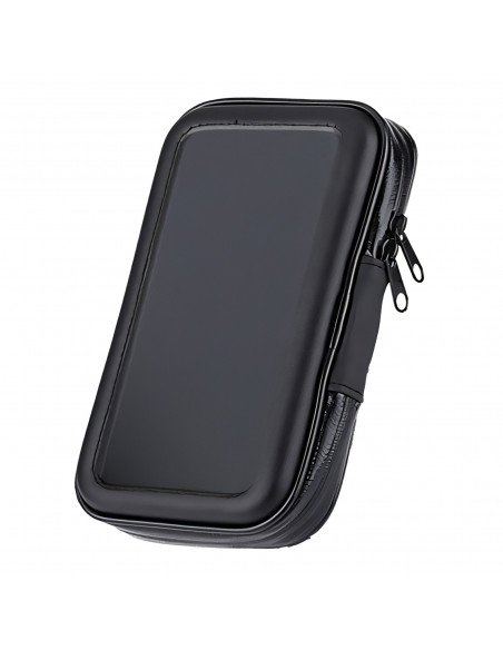 
Vandeniui atsparus dviračio laikiklis su telefono krepšiu ir vairo rankena
