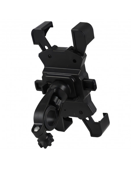 
360 laipsnių motociklo telefono laikiklis, skirtas 3,5–7 colių vairui
