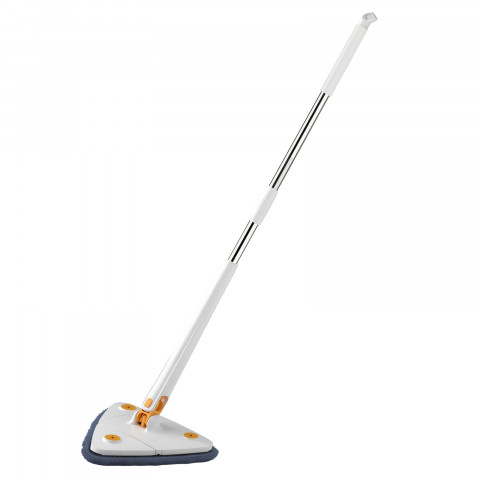 
360° besisukanti trikampė šluostė su automatiniu gręžimu ir teleskopine sistema
