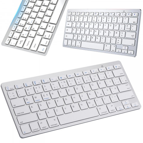 
Belaidė „Bluetooth“ klaviatūra Išmanusis televizorius „Android“ „iOS“ „Windows“
