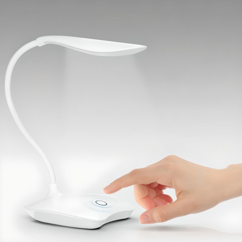 
Lietimui jautrus mokyklinis stalo šviestuvas skaitymui ir mokymuisi, 3 ryškumo lygiai, 14 LED USB
