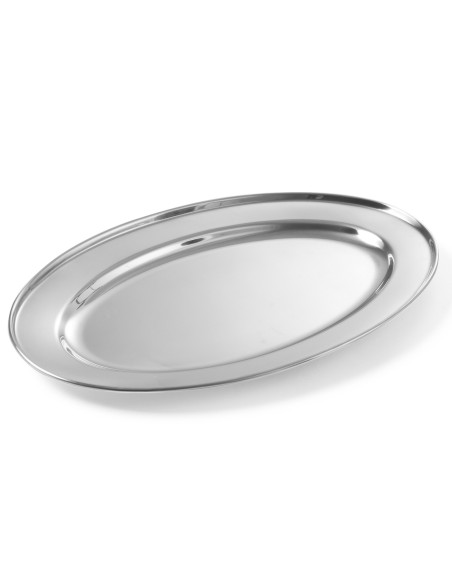 Plieninis padėklas mėsai ir dešroms, ovalus, ilgis 24 cm - Hendi 404102