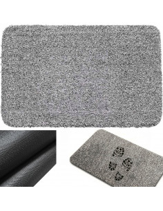 
Neslystantis durų kilimėlis 70 x 46 cm – pilkas
