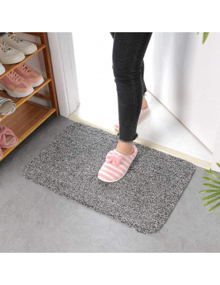 
Neslystantis durų kilimėlis 70 x 46 cm – pilkas
