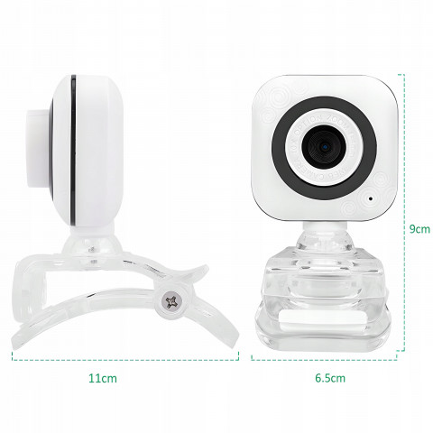 
Reguliuojama USB internetinė kamera su mikrofonu kompiuteriui
