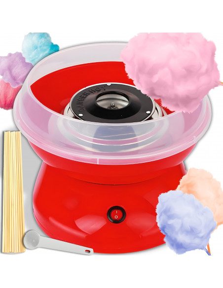 
Cukraus vatos aparatas su matavimo lazdelėmis 550 W - raudonas
