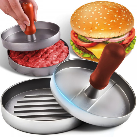 
Presavimo forma mėsainių kotletams, 11,5 cm skersmens
