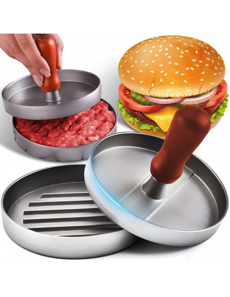 
Presavimo forma mėsainių kotletams, 11,5 cm skersmens
