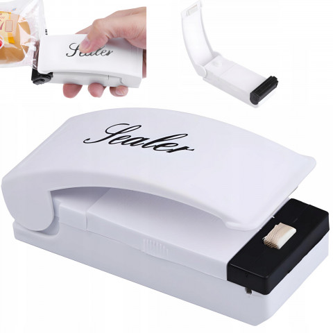 
Mini rankinis maisto pakavimo folijos sandarinimo įrenginys, belaidis
