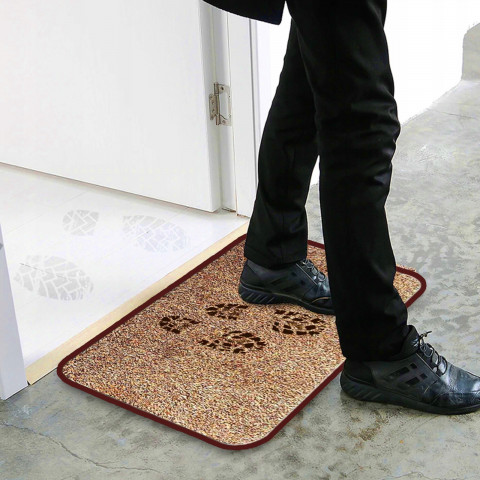 
Neslystantis durų kilimėlis 70 x 45 cm – rudas

