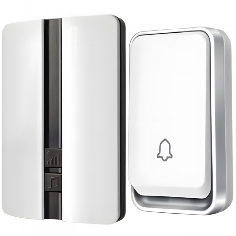 
Belaidis vandeniui atsparus vartų durų skambutis su 51 melodija
