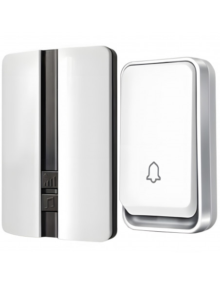 
Belaidis vandeniui atsparus vartų durų skambutis su 51 melodija
