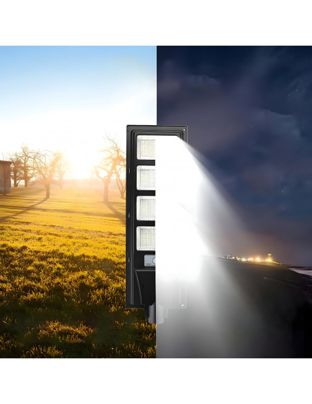 
Saulės energija varomas gatvės šviestuvas su prieblandos judesio jutikliu LED PILOT 360 W
