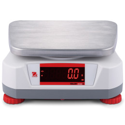 VALOR 2000 virtuvės gastronominės valdymo svarstyklės vandeniui atsparios IP68 LED 15Kg / 2g - OHAUS V22PWE15T