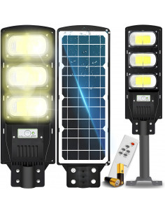 
Saulės energija varomas gatvės šviestuvas su prieblandos judesio jutikliu LED PILOT 240 W
