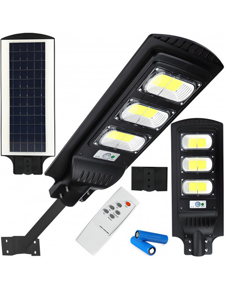 
Saulės energija varomas gatvės šviestuvas su prieblandos judesio jutikliu LED PILOT 240 W
