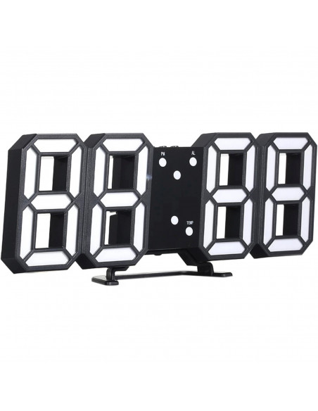 
Elektroninis laikrodis su žadintuvu, data, termometru, foniniu apšvietimu
