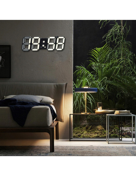 
Elektroninis laikrodis su žadintuvu, data, termometru, foniniu apšvietimu
