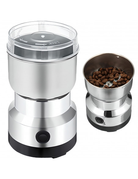 
Elektrinis kavos malūnėlis, skirtas kavai, prieskoniams, riešutams, sėkloms malti 300 W
