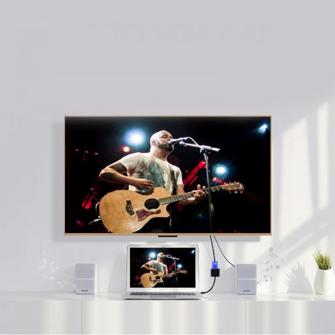 
Garso ir vaizdo adapteris DVI-D - VGA 23,5 cm
