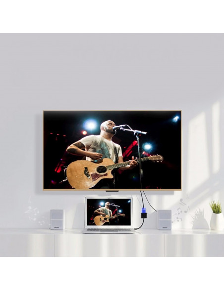 
Garso ir vaizdo adapteris DVI-D - VGA 23,5 cm
