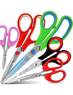 
Universalių mokyklinių žirklių rinkinys - 5 vnt.
