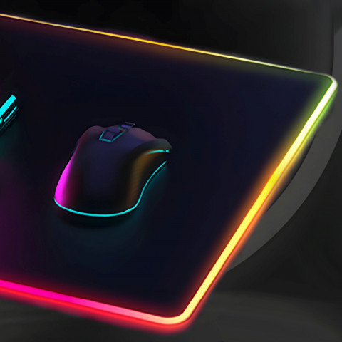 
Žaidimų stalo kilimėlis su apšviestu pelės kilimėliu, 35 x 25 cm
