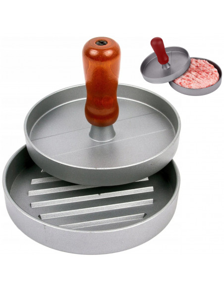 
Presavimo forma mėsainių kotletams, 11,5 cm skersmens
