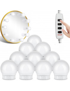 
LED lemputės veidrodiniam tualetiniam staliukui, 10 lygių, 2 m
