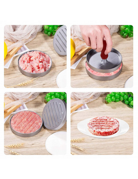 
Presavimo forma mėsainių kotletams, 11,5 cm skersmens
