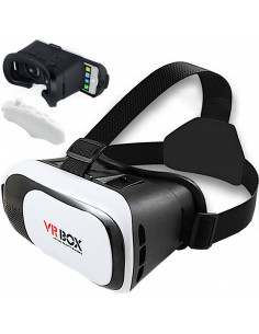 
VR 3D akiniai su BT valdikliu, skirti 3,5–6,3 colių išmaniesiems telefonams
