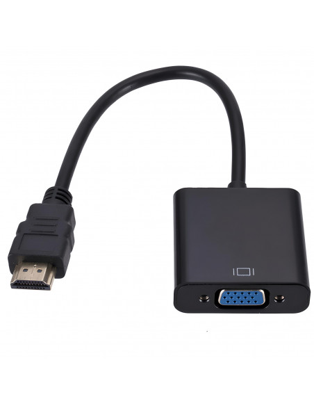 
HDMI - VGA DSUB keitiklio adapteris, 25 cm
