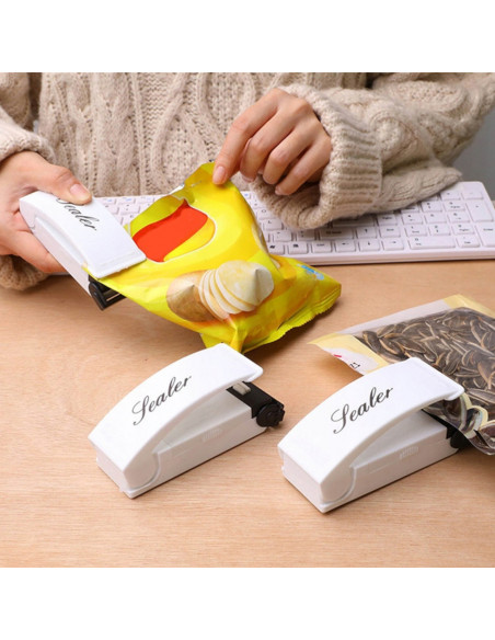 
Mini rankinis maisto pakavimo folijos sandarinimo įrenginys, belaidis
