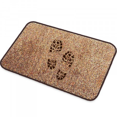 
Neslystantis durų kilimėlis 70 x 45 cm – rudas
