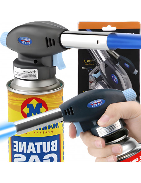 
Dujinio degiklio kasetinis karšto oro pistoletas su pjezoelektriniu uždegikliu
