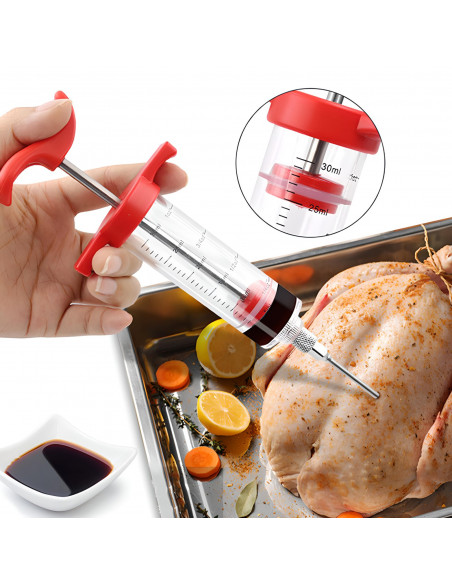 
Švirkštas mėsai sūdyti ir marinuoti, 3 adatos, 30 ml
