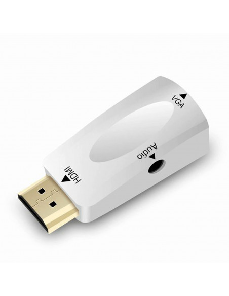 
HDMI - VGA DSUB keitiklio adapteris - baltas
