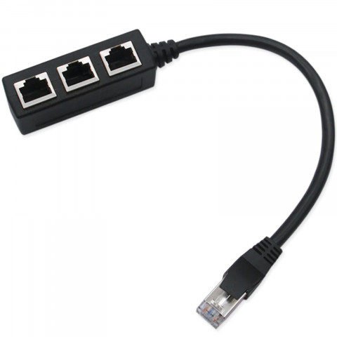 
Tinklo skirstytuvas RJ45 3x LAN
